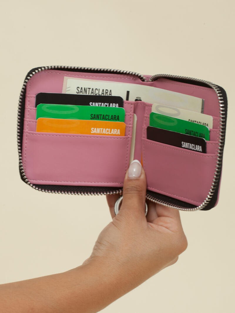Billetera Mini Rivas Rosa Viejo