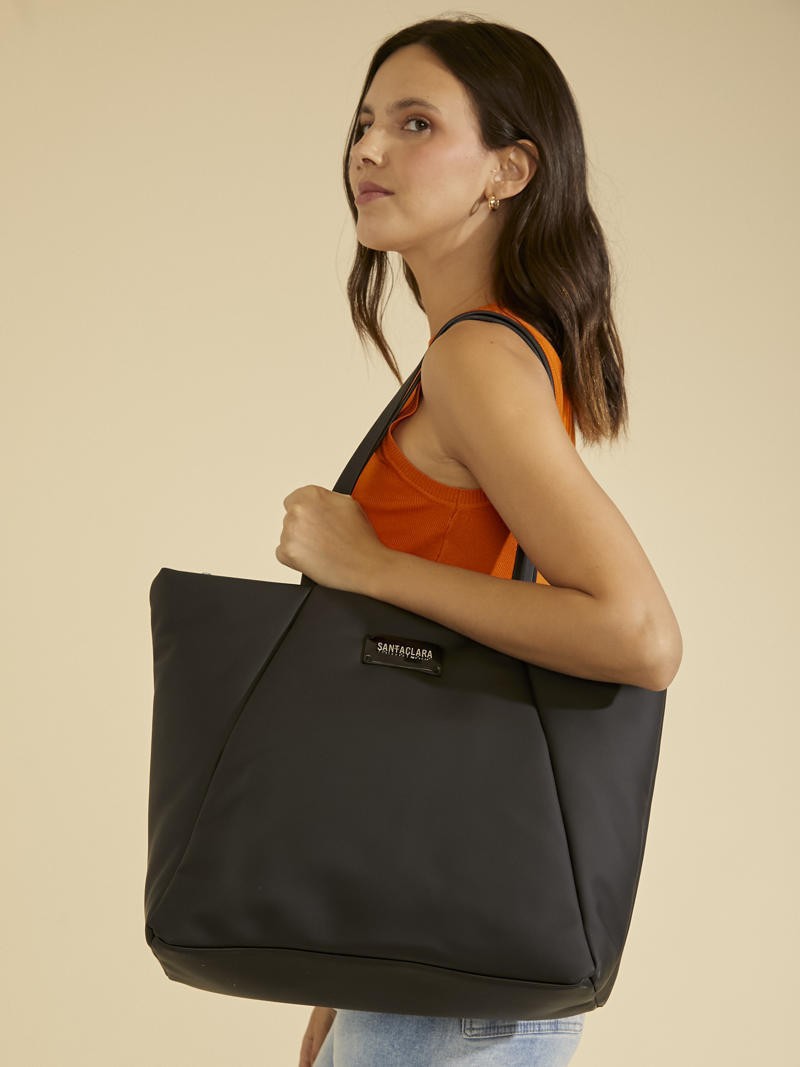 Shopping Bag Sofia Negro Porta Notebook