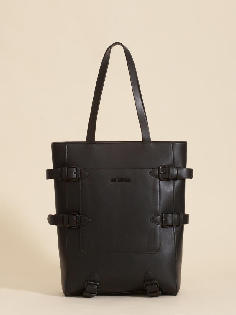 Shopping Bag Solana Negro Porta Notebook