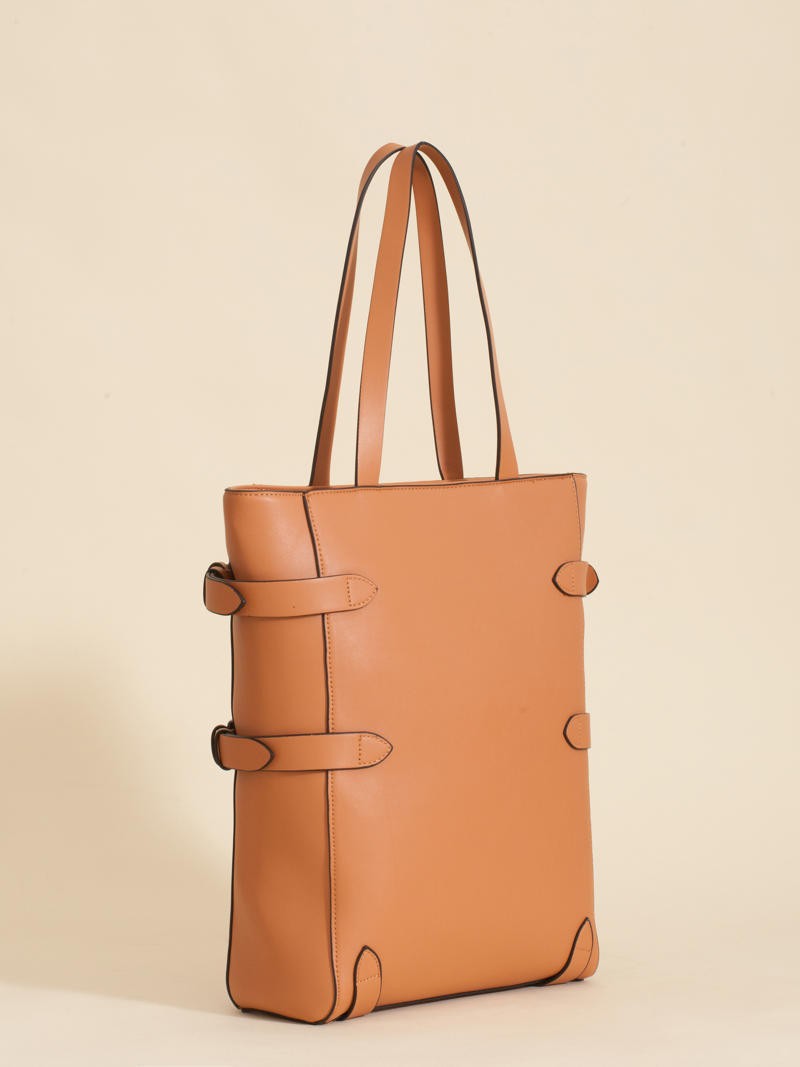 Shopping Bag Solana Camel Porta Notebook