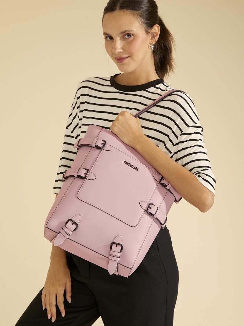 Shopping Bag Solana Lila Porta Notebook