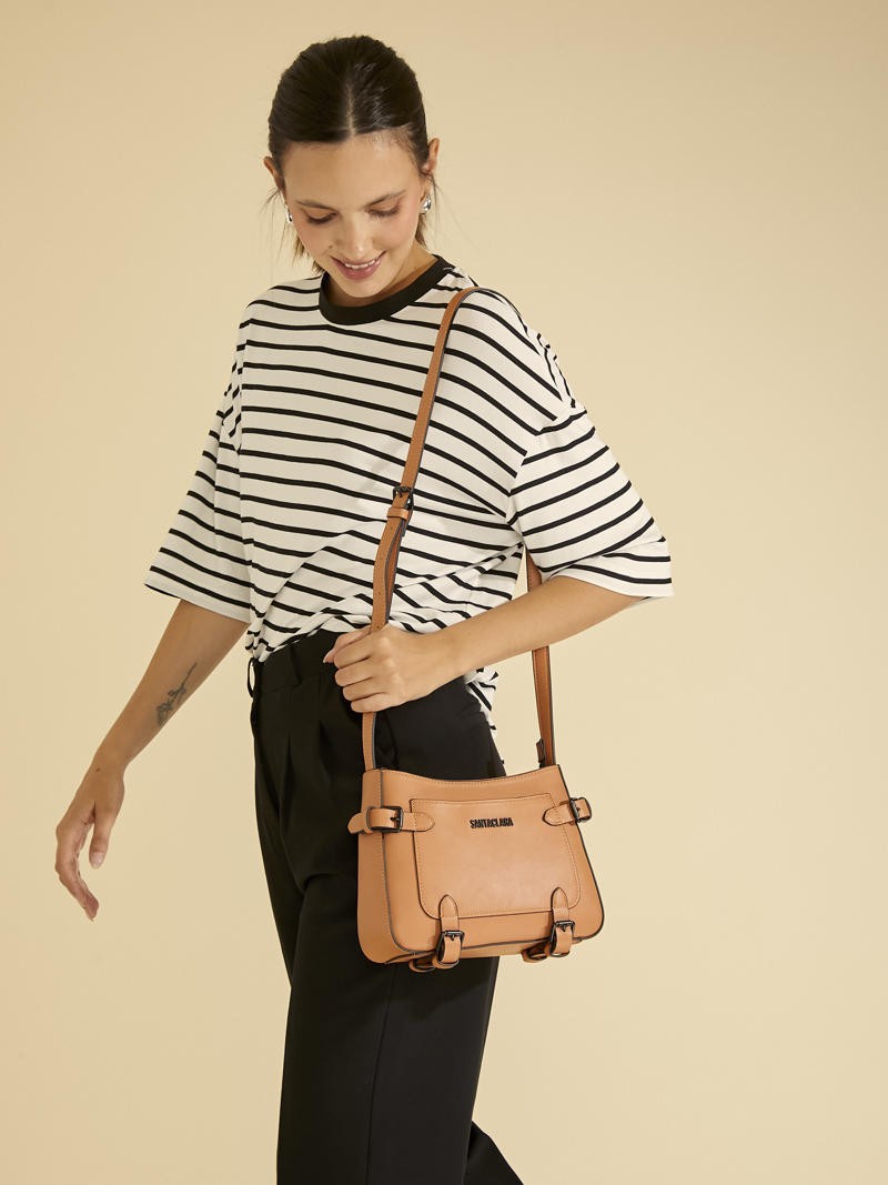 Bandolera Solana Camel