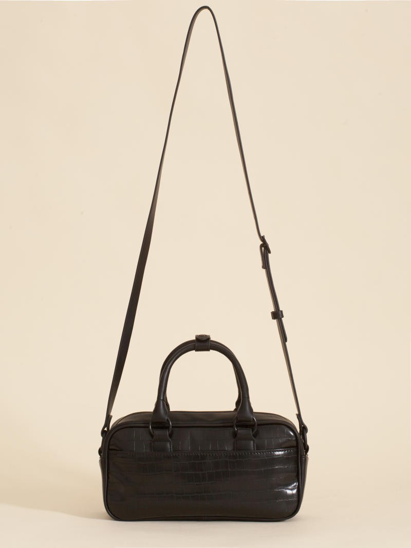 Cartera Bisi Negro Croco