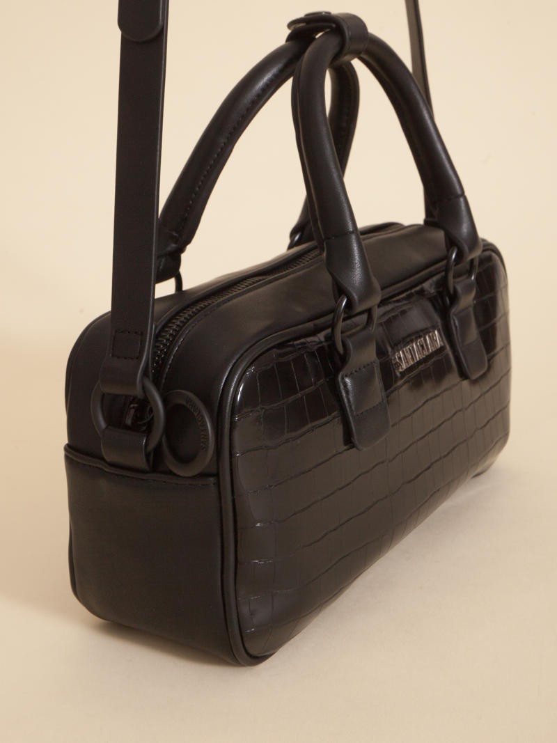 Cartera Bisi Negro Croco