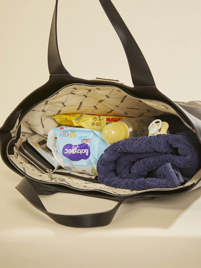 Maxibolso Sonia Negro Porta Notebook