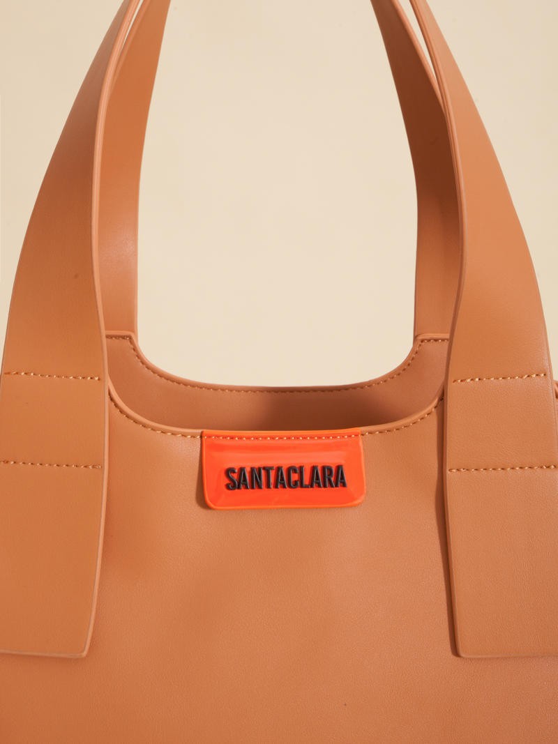 Maxibolso Sonia Camel Porta Notebook