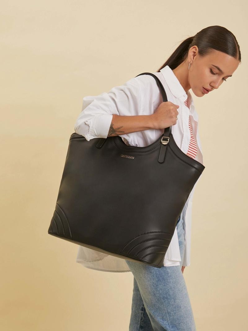 Maxibolso Fran Negro Porta Notebook