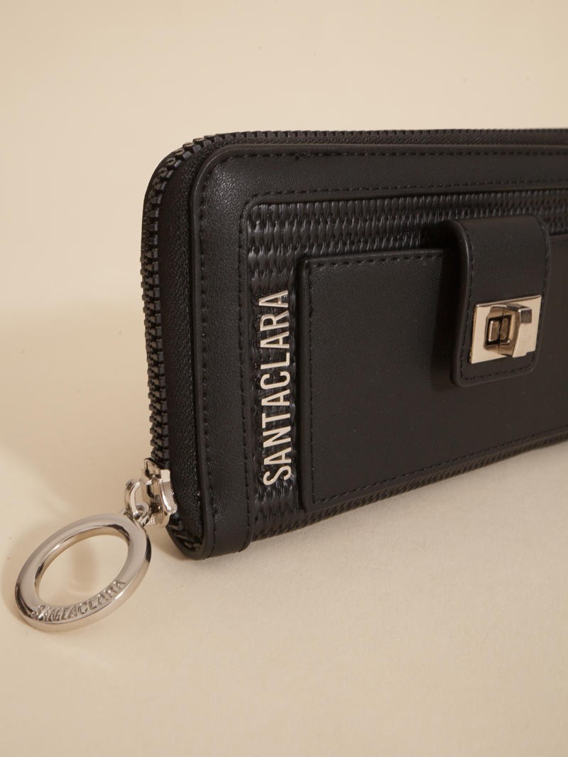 Billetera Lucía  Negro