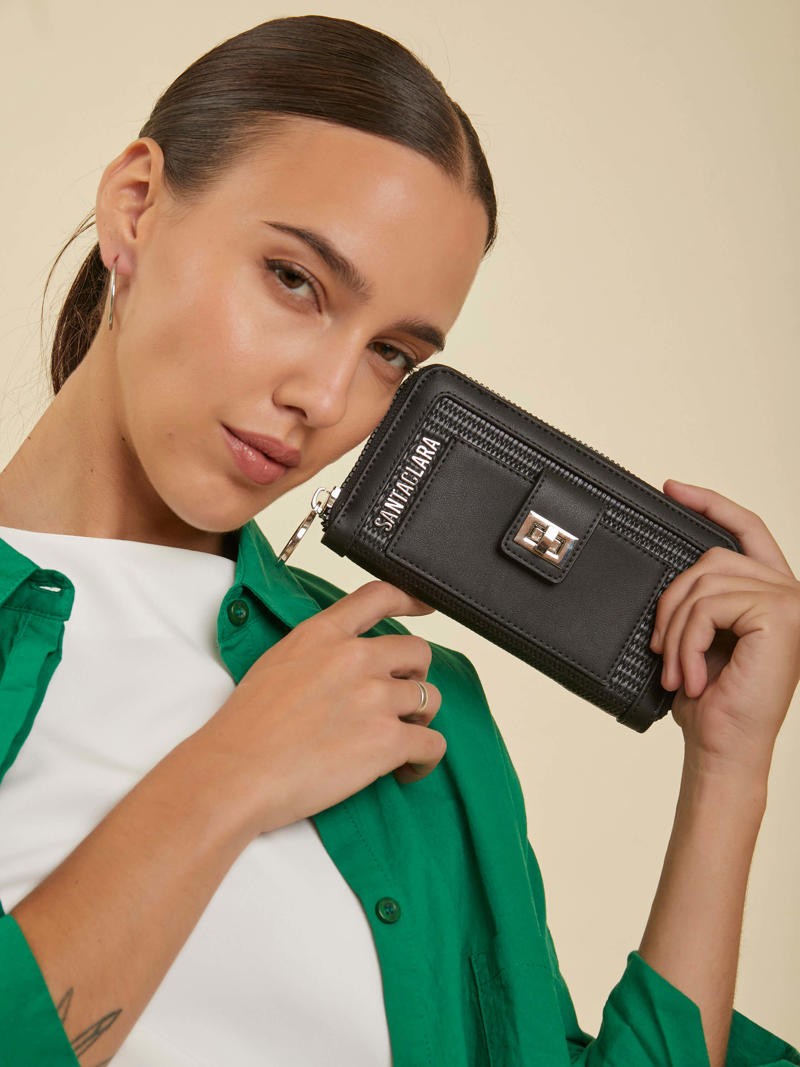 Billetera Lucía  Negro