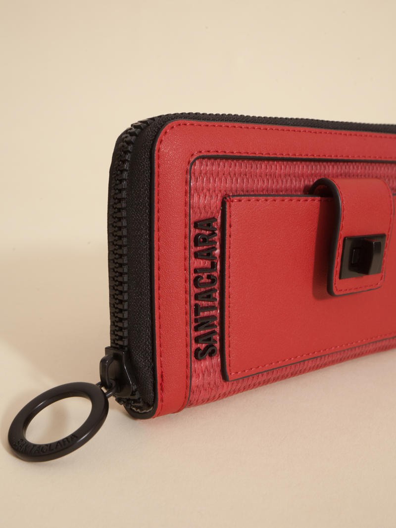 Billetera Lucía  Rojo
