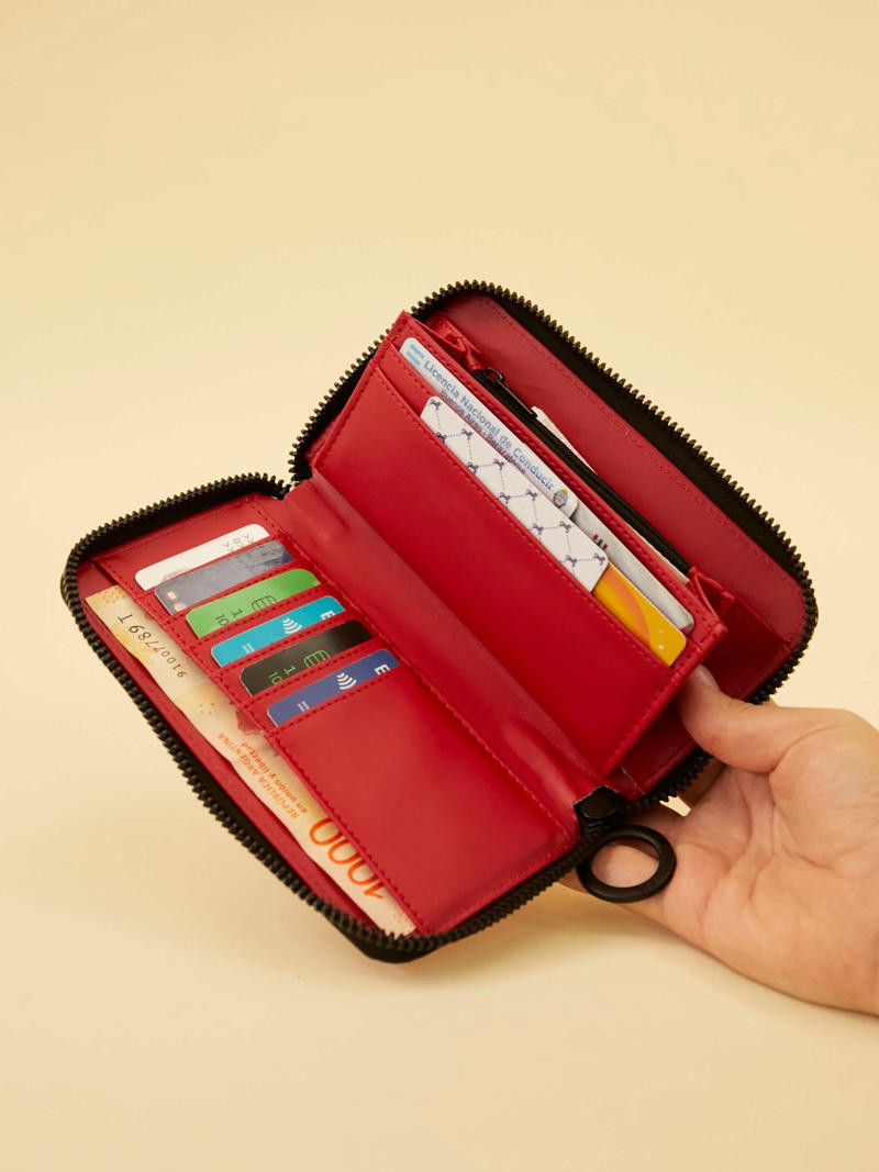 Billetera Lucía  Rojo