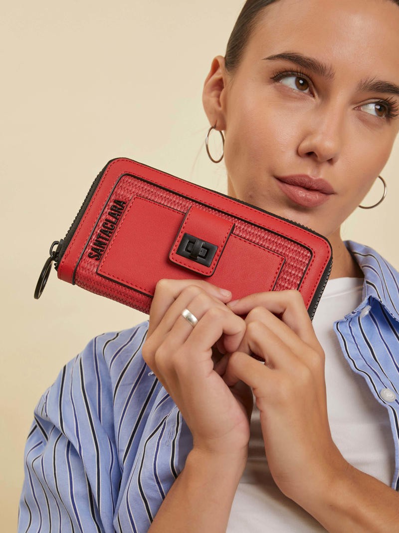 Billetera Lucía  Rojo