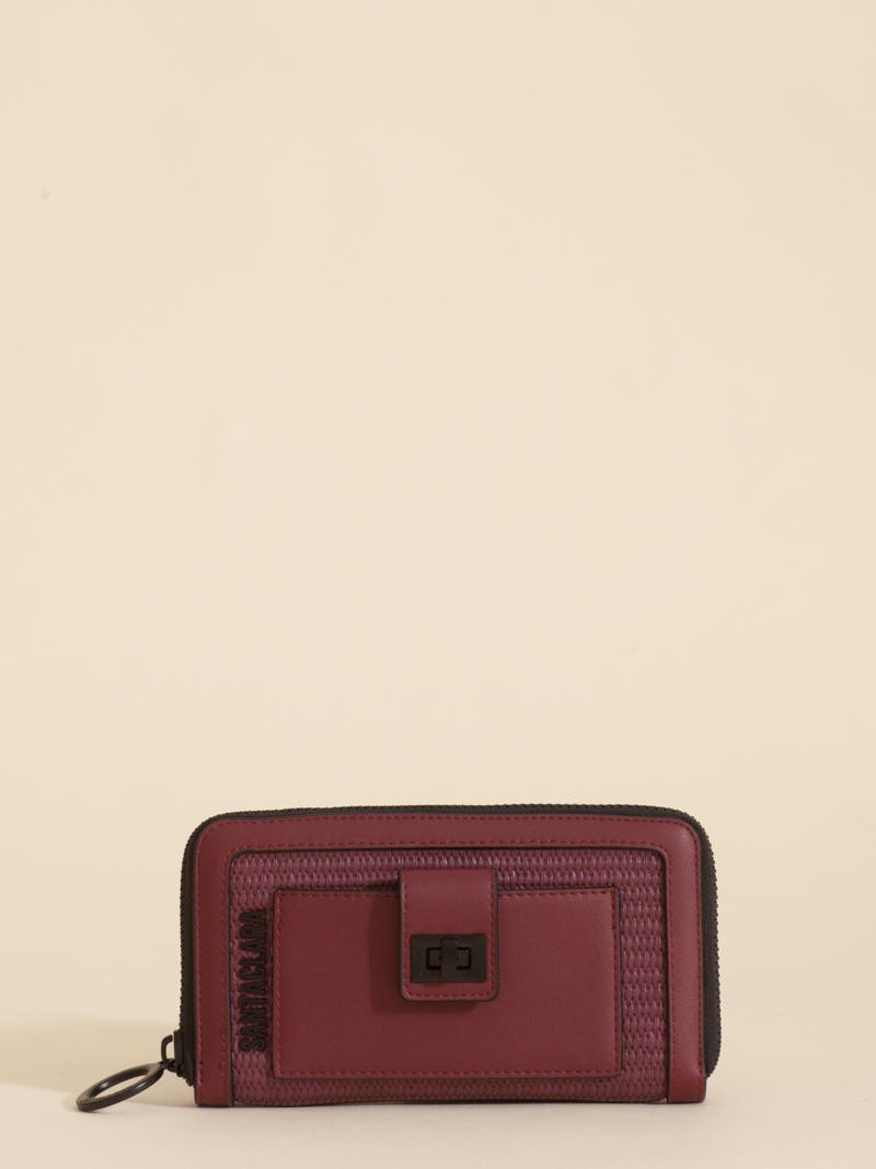 Billetera Lucía  Berenjena