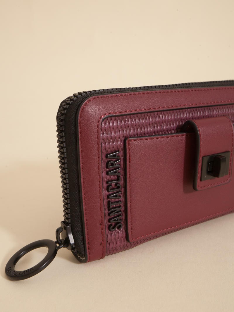 Billetera Lucía  Berenjena