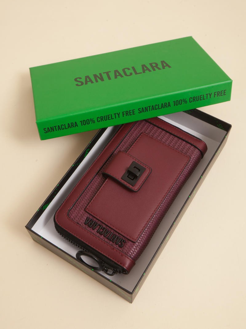 Billetera Lucía  Berenjena