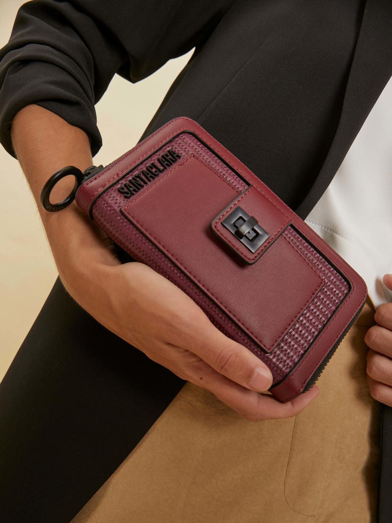 Billetera Lucía  Berenjena