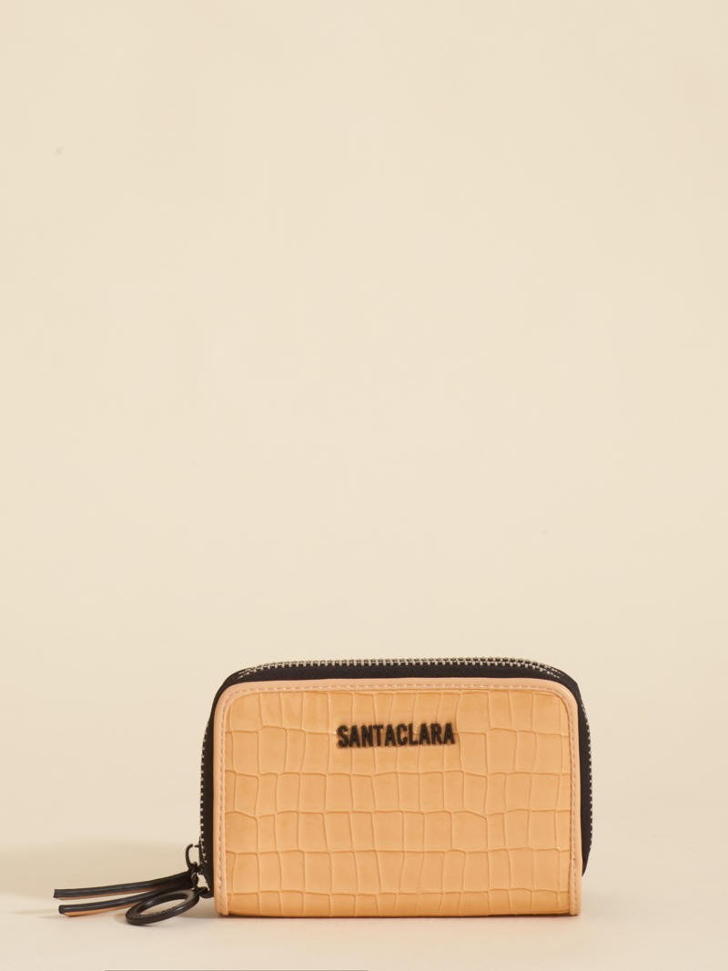 Billetera Midi Niki Camel Doble Compartimento